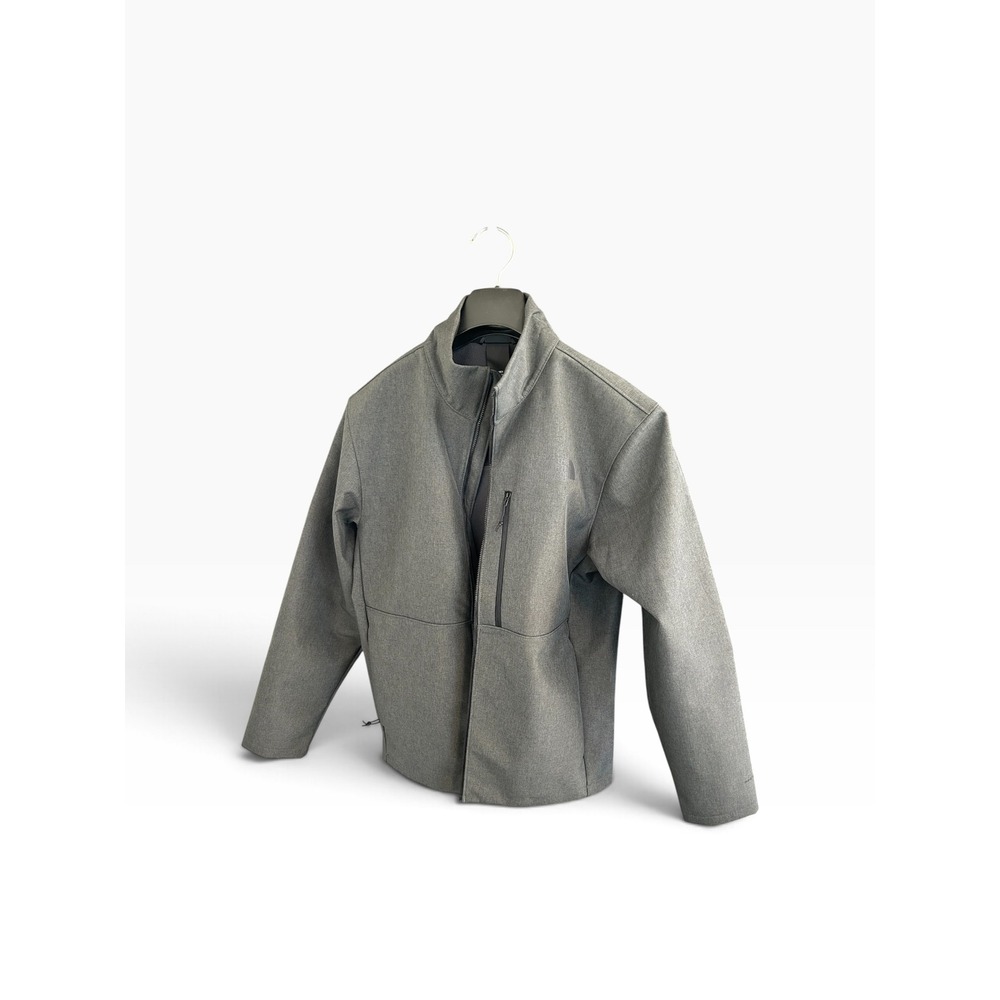 The North Face Mens Apex Bionic2 Softshell Jacket Gray Medium Full Zip Wind Wall